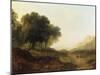 Landscape with Figures on a Path-James Arthur O'Connor-Mounted Giclee Print