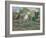 Landscape with figures (Paysage avec figures). Ca. 1890-Pierre-Auguste Renoir-Framed Giclee Print