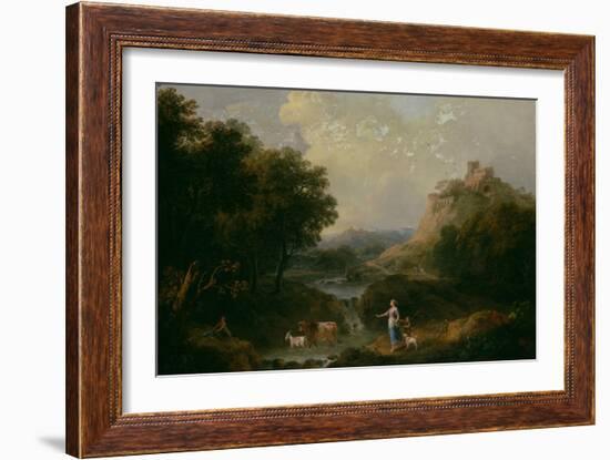 Landscape with Figures-Francesco Zuccarelli-Framed Giclee Print