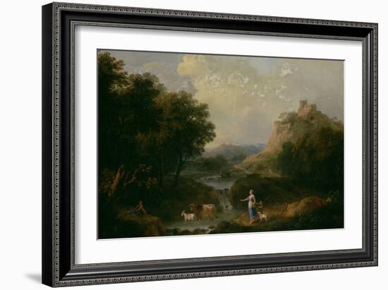 Landscape with Figures-Francesco Zuccarelli-Framed Giclee Print