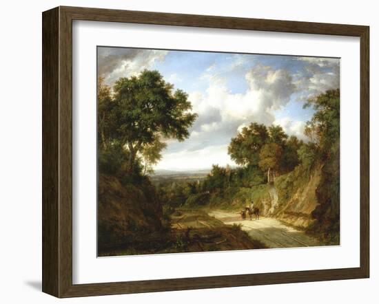 Landscape with Figures-Patrick Nasmyth-Framed Giclee Print