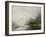 Landscape with Fjord, Steam Boats and Sailing Ships-Adolf Schweitzer-Framed Giclee Print
