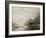 Landscape with Fjord, Steam Boats and Sailing Ships-Adolf Schweitzer-Framed Giclee Print