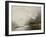 Landscape with Fjord, Steam Boats and Sailing Ships-Adolf Schweitzer-Framed Giclee Print