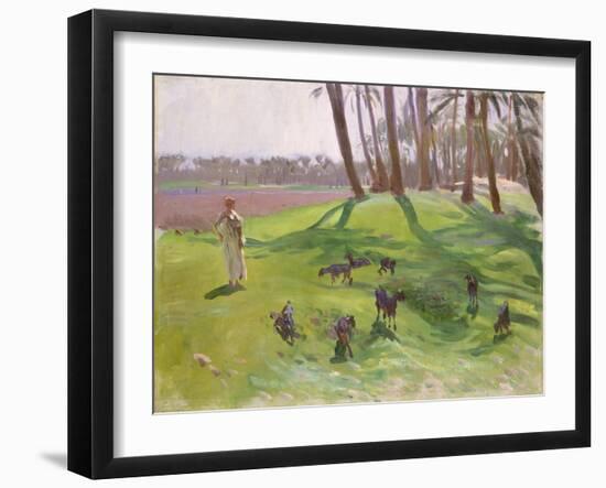 Landscape with Goatherd, 1890–91-John Singer Sargent-Framed Giclee Print