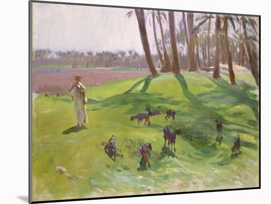 Landscape with Goatherd, 1890–91-John Singer Sargent-Mounted Giclee Print