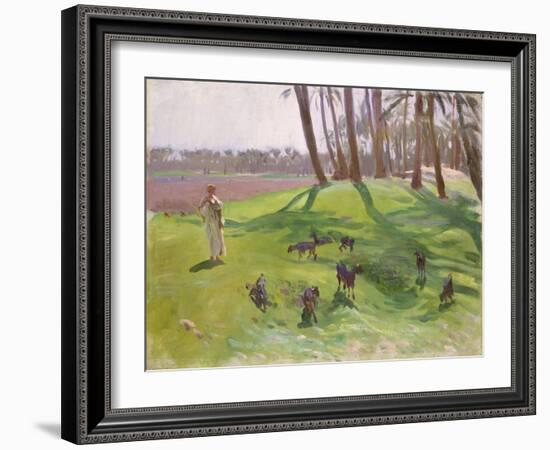 Landscape with Goatherd, 1890–91-John Singer Sargent-Framed Giclee Print