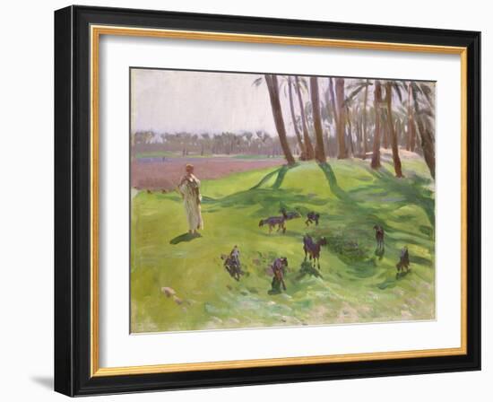 Landscape with Goatherd, 1890–91-John Singer Sargent-Framed Giclee Print