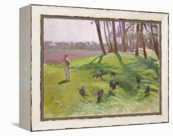 Landscape with Goatherd, 1890–91-John Singer Sargent-Framed Premier Image Canvas