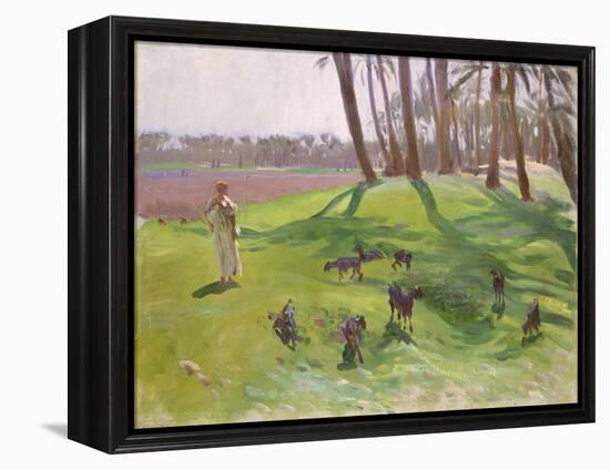 Landscape with Goatherd, 1890–91-John Singer Sargent-Framed Premier Image Canvas