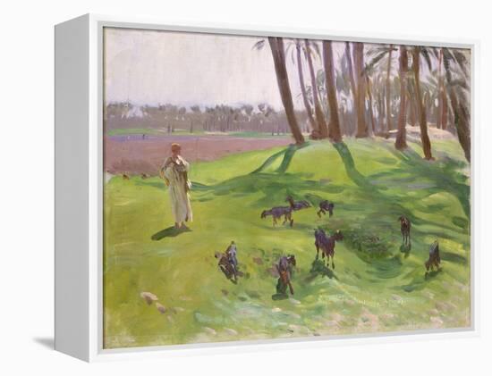 Landscape with Goatherd, 1890–91-John Singer Sargent-Framed Premier Image Canvas