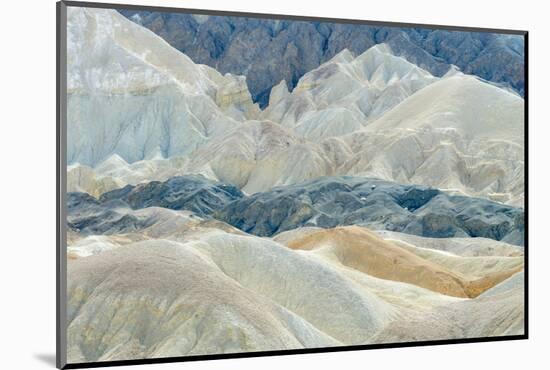 Landscape with hills in desert, Death Valley, California, USA-Panoramic Images-Mounted Photographic Print