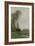 Landscape with Horses and a Well-Anton Mauve-Framed Art Print