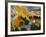 Landscape with House and Ploughman, 1889-Vincent van Gogh-Framed Giclee Print