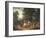 Landscape with Huntsmen and Beggars-Johann Andreas Herrlein-Framed Giclee Print