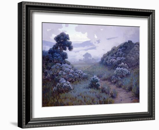 Landscape with Lupines-John Gamble-Framed Art Print