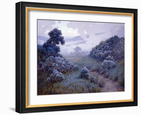 Landscape with Lupines-John Gamble-Framed Art Print