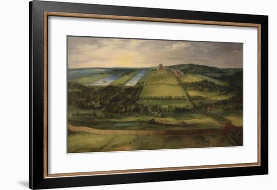 Landscape with Mariemont Castle-Pieter Bruegel the Elder-Framed Premium Giclee Print