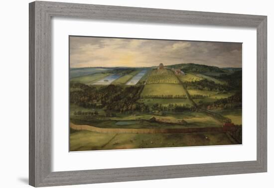 Landscape with Mariemont Castle-Pieter Bruegel the Elder-Framed Premium Giclee Print