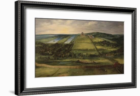 Landscape with Mariemont Castle-Pieter Bruegel the Elder-Framed Premium Giclee Print