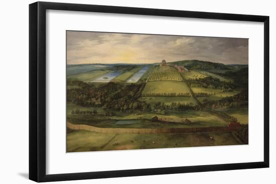 Landscape with Mariemont Castle-Pieter Bruegel the Elder-Framed Premium Giclee Print