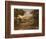 Landscape with Moses Saved from the River Nile-Etienne Allegrain-Framed Giclee Print