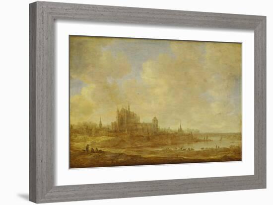 Landscape with Motif of Leiden, 1643-Jan Van Goyen-Framed Giclee Print