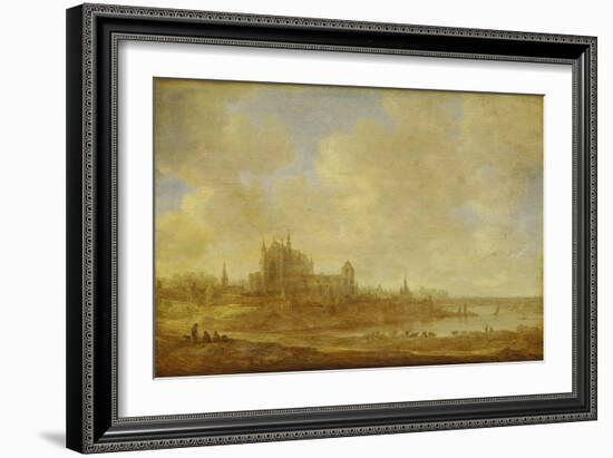 Landscape with Motif of Leiden, 1643-Jan Van Goyen-Framed Giclee Print