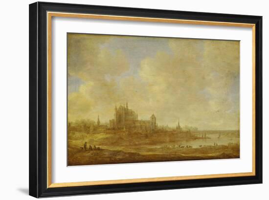 Landscape with Motif of Leiden, 1643-Jan Van Goyen-Framed Giclee Print