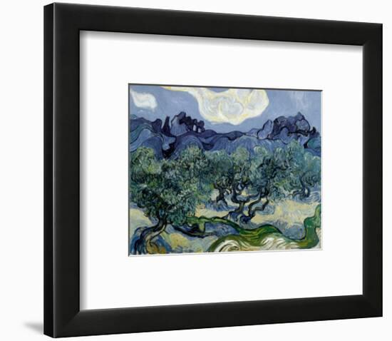 Landscape with Olive Trees-Vincent van Gogh-Framed Art Print