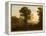 Landscape with Peasants Returning with Their Herds, c.1637-Claude Lorrain-Framed Premier Image Canvas