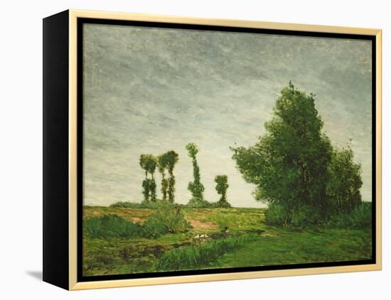 Landscape with Poplars, 1875-Paul Gauguin-Framed Premier Image Canvas