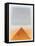 Landscape with Pyramid-Mike Schick-Framed Stretched Canvas