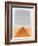 Landscape with Pyramid-Mike Schick-Framed Art Print