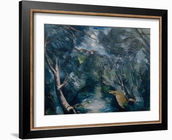 Landscape with River-Maurice de Vlaminck-Framed Giclee Print