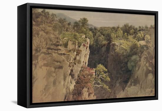 'Landscape with Rocks', 18th-19th century, (1935)-John Glover-Framed Premier Image Canvas