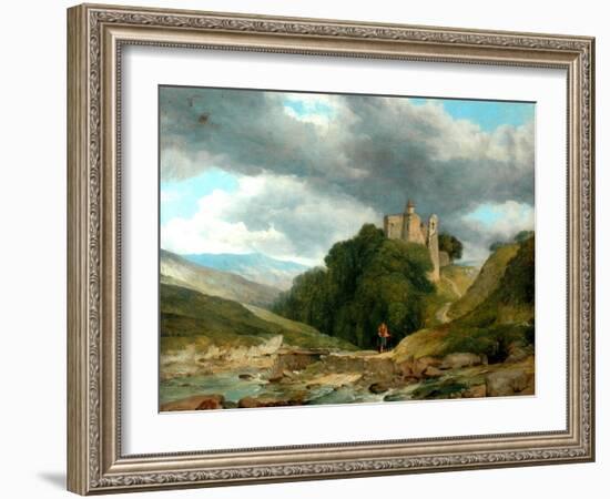 Landscape With Ruined Castle, 1864-Frederick Richard Lee-Framed Giclee Print