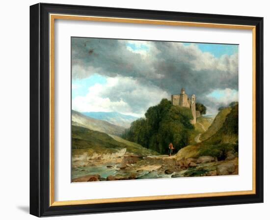 Landscape With Ruined Castle, 1864-Frederick Richard Lee-Framed Giclee Print