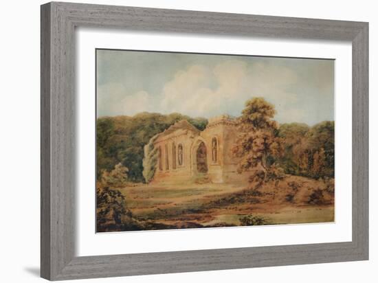 'Landscape with Ruins', 18th century, (1935)-Thomas Girtin-Framed Giclee Print