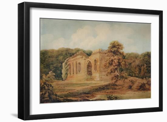 'Landscape with Ruins', 18th century, (1935)-Thomas Girtin-Framed Giclee Print