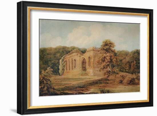 'Landscape with Ruins', 18th century, (1935)-Thomas Girtin-Framed Giclee Print