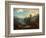 Landscape with Ruins and Fishermen (B/C on Paper)-Paul Sandby-Framed Giclee Print