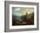 Landscape with Ruins and Fishermen (B/C on Paper)-Paul Sandby-Framed Giclee Print