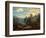 Landscape with Ruins and Fishermen (B/C on Paper)-Paul Sandby-Framed Giclee Print