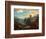 Landscape with Ruins and Fishermen (B/C on Paper)-Paul Sandby-Framed Giclee Print