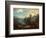 Landscape with Ruins and Fishermen (B/C on Paper)-Paul Sandby-Framed Giclee Print