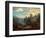 Landscape with Ruins and Fishermen (B/C on Paper)-Paul Sandby-Framed Giclee Print