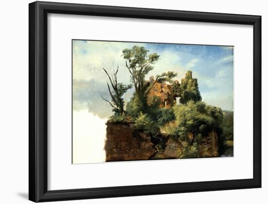 Landscape with Ruins, c.1782-5-Pierre Henri de Valenciennes-Framed Giclee Print