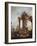 Landscape with Ruins-Francesco Guardi-Framed Giclee Print