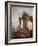 Landscape with Ruins-Francesco Guardi-Framed Giclee Print